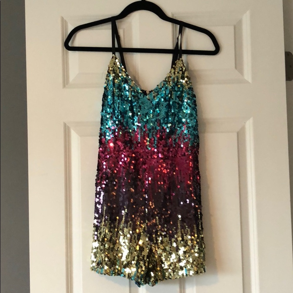 Sequin Romper